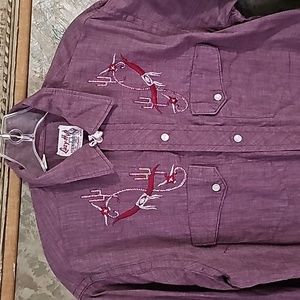 Vintage Lazy-H Western shirt